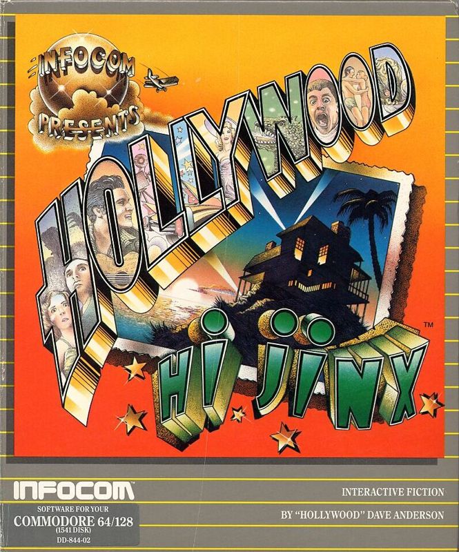 Hollywood Hijinx box art for Commodore 64